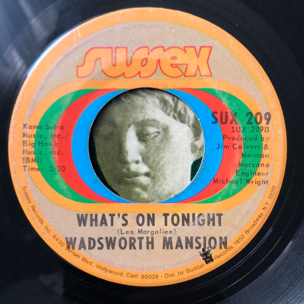 Wadsworth Mansion Sweet Mary Vinyl 45 Record '70